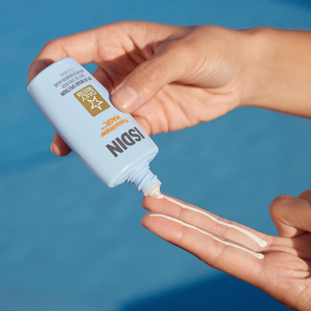 ISDIN Fusion Water MAGIC offers 360 degree protection for urban skin