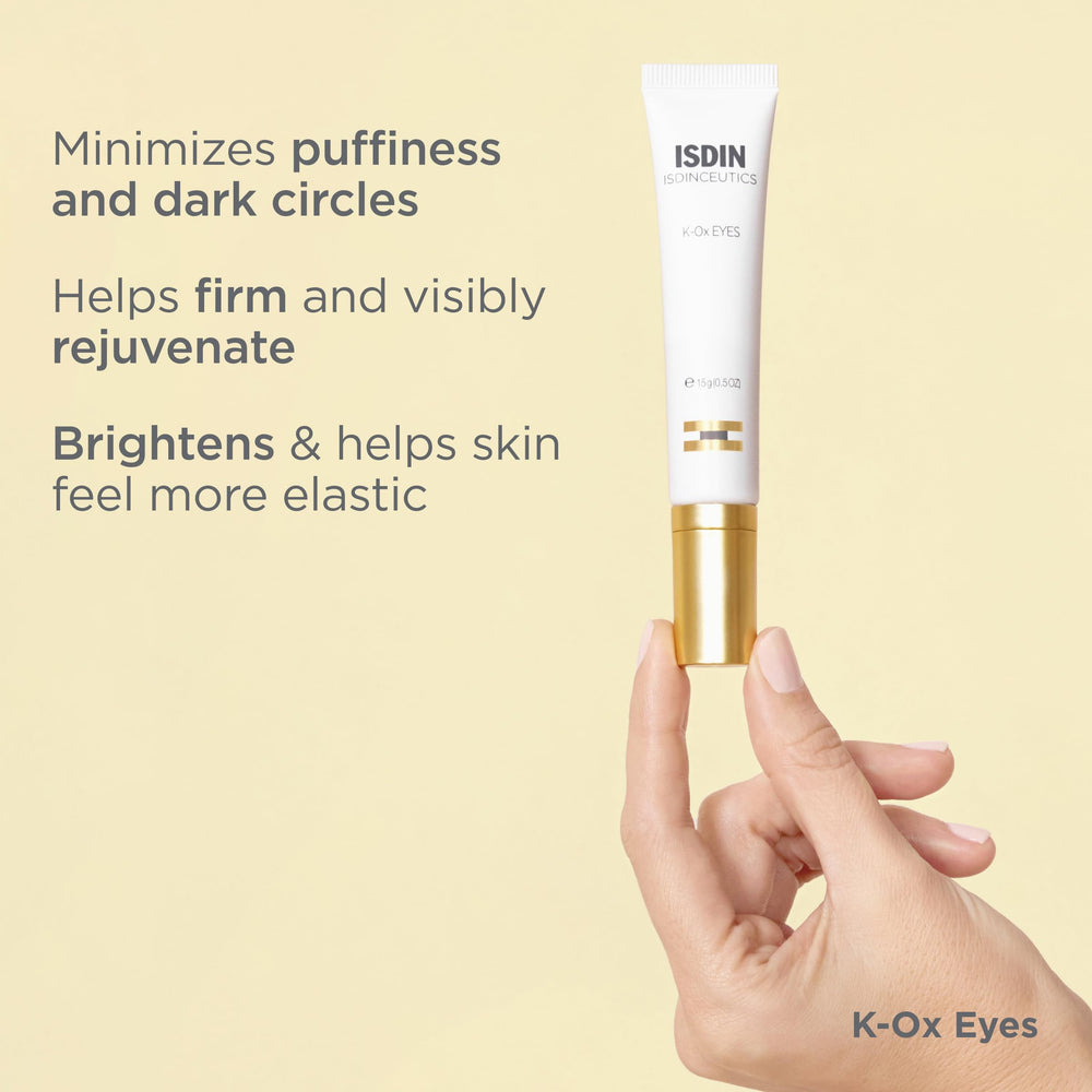 ISDIN Isdinceutics K-Ox Eyes cooling ceramic applicator provides refreshing under-eye application