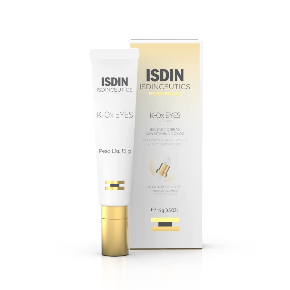 ISDIN Isdinceutics K-Ox Eyes cream tube highlights rich under-eye formula for brighter skin