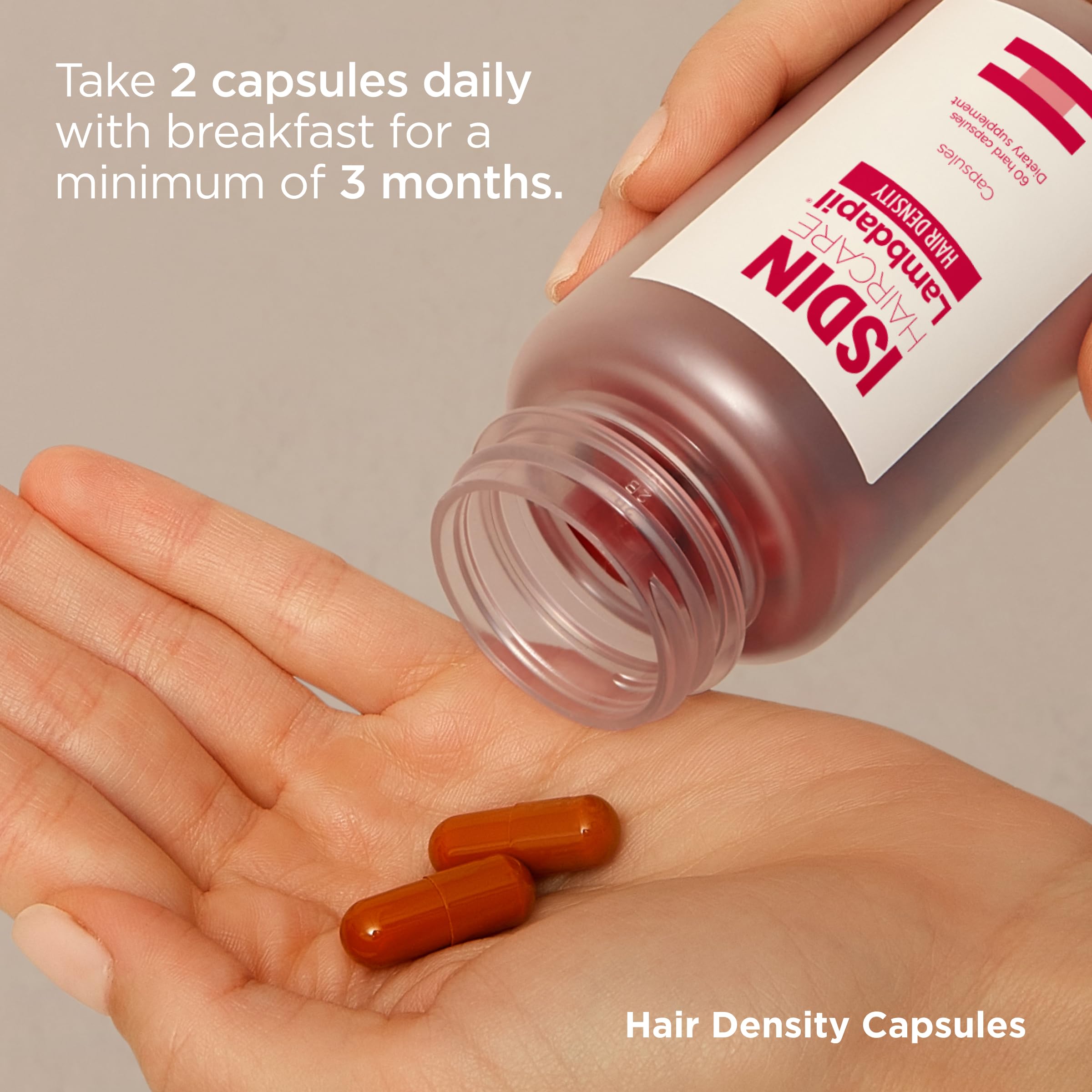 ISDIN Lambdapil daily-use routine image encouraging consistent use.