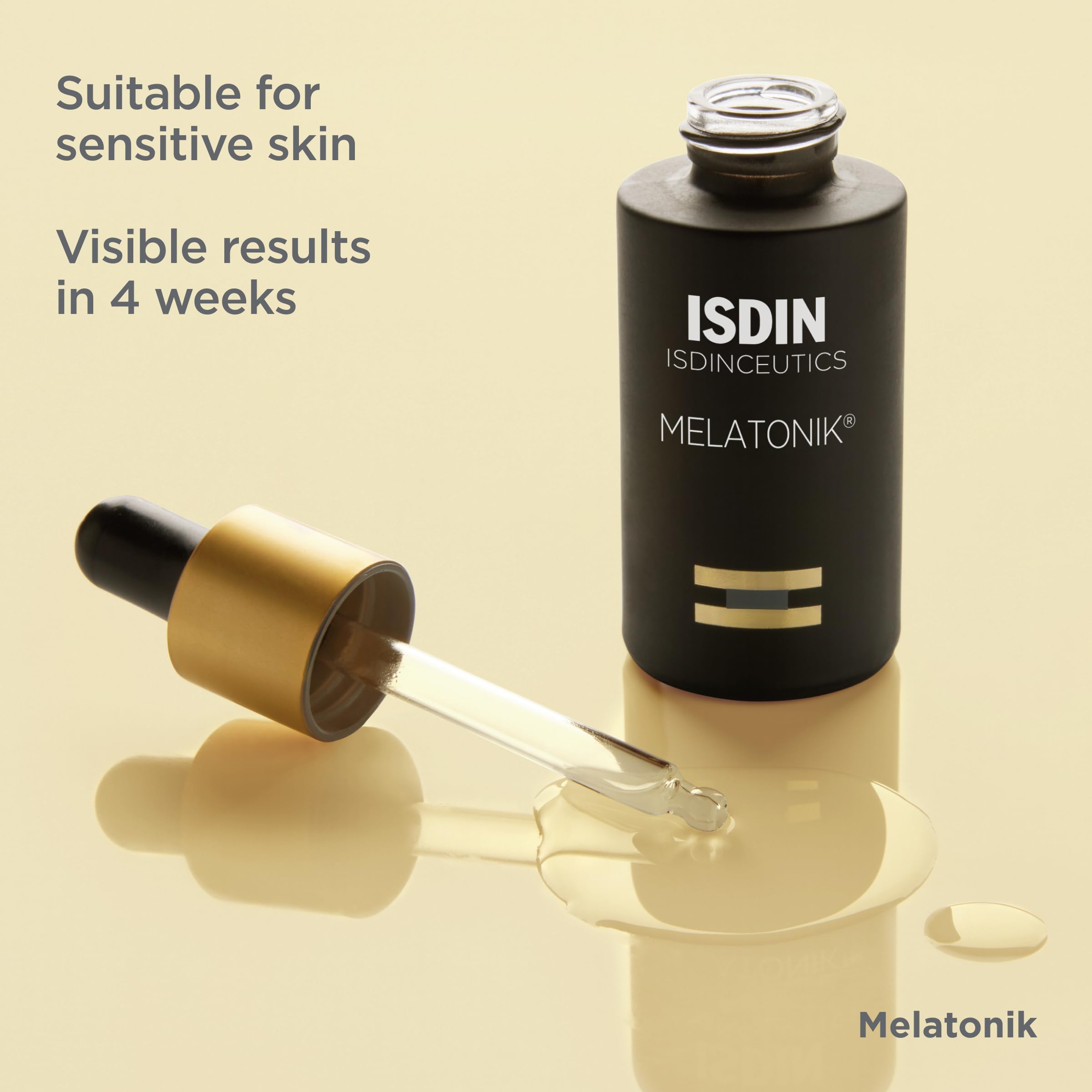 ISDIN Melatonik vitamin C component indicating brightening and protection
