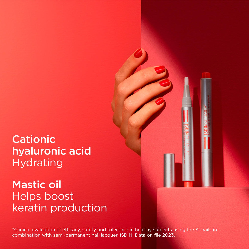 ISDIN Si-Nails packaging box showcases premium nail care.