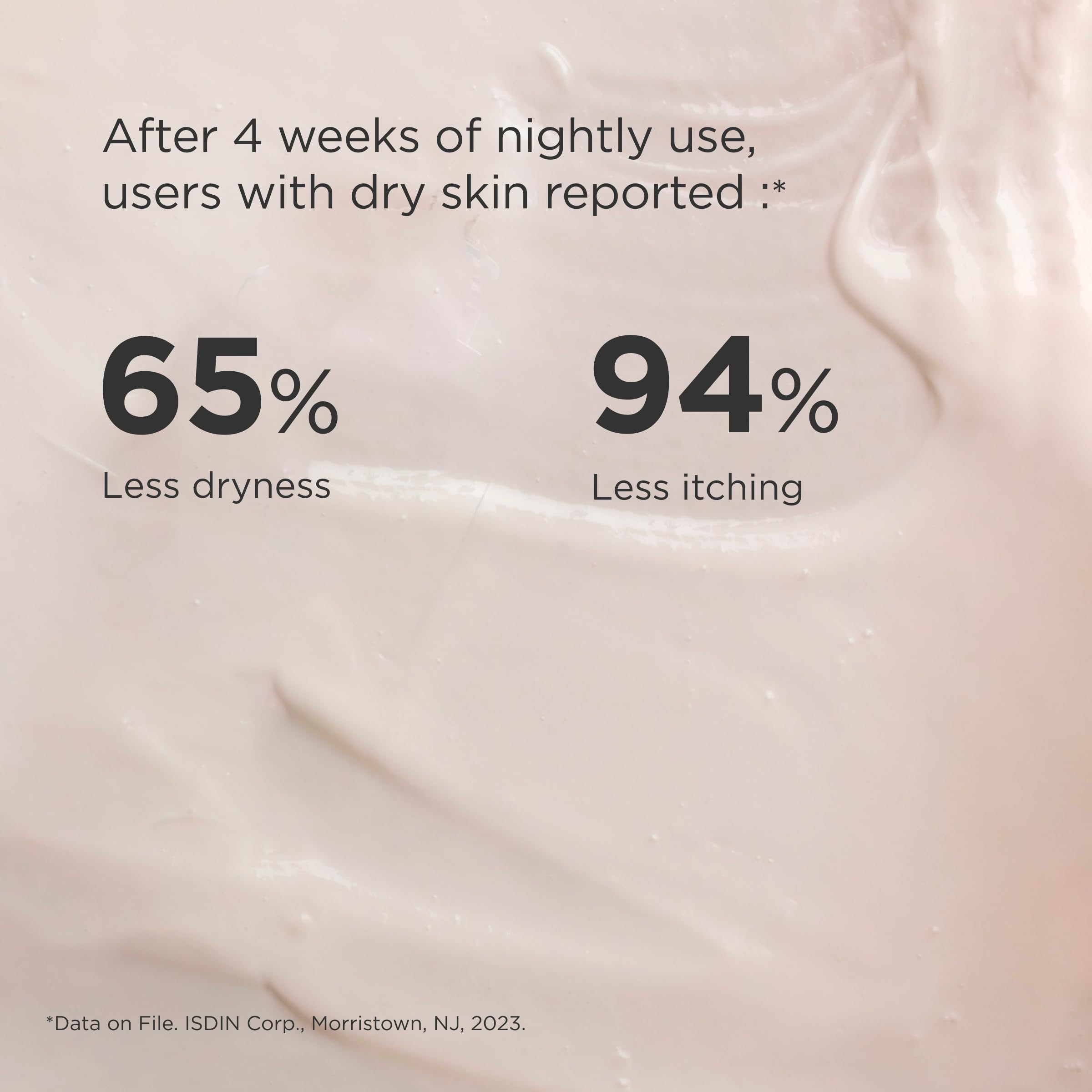ISDIN Uradin 10 on-arm application demonstrates quick absorption into dry skin