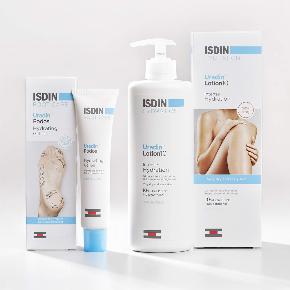 ISDIN Uradin Podos Spain-developed formulation logo on packaging