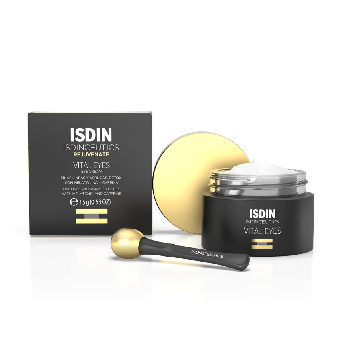 ISDIN Vital Eyes night cream tube for under-eye repair and nourishment.