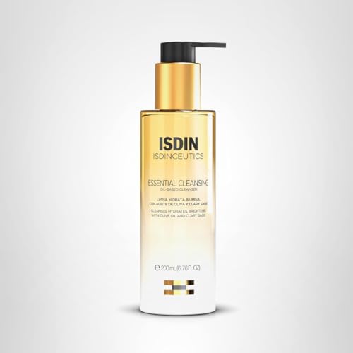 Isdinceutics Essential Cleansing Oil night routine cleansing ritual.
