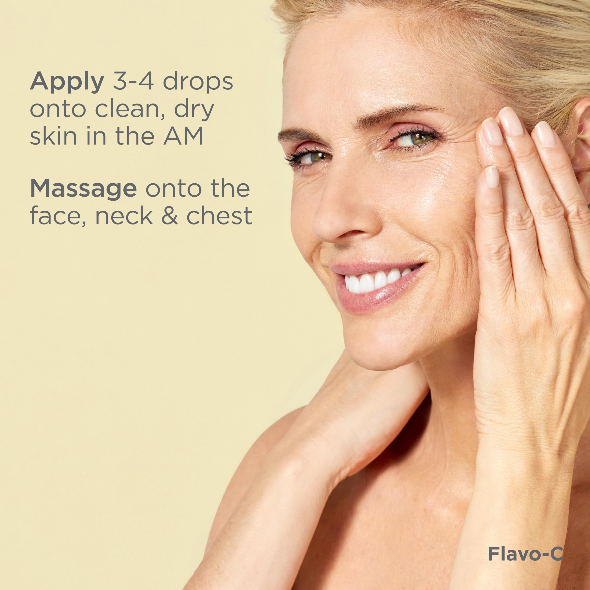 ISDIN Flavo-C ingredients highlight vitamin C and antioxidants supporting brightness.