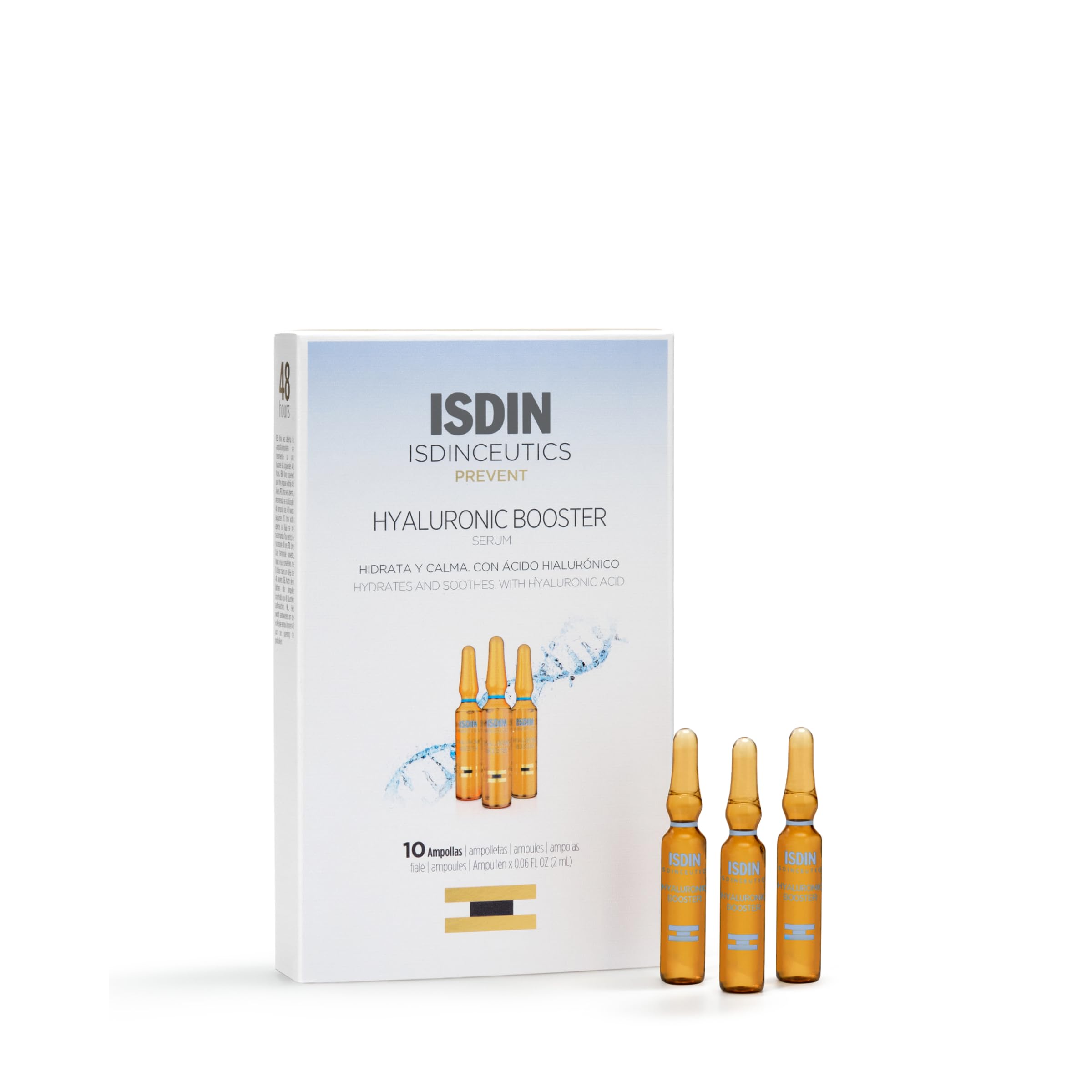 ISDIN Isdinceutics Intensive booster packshot for on-the-go hydration.