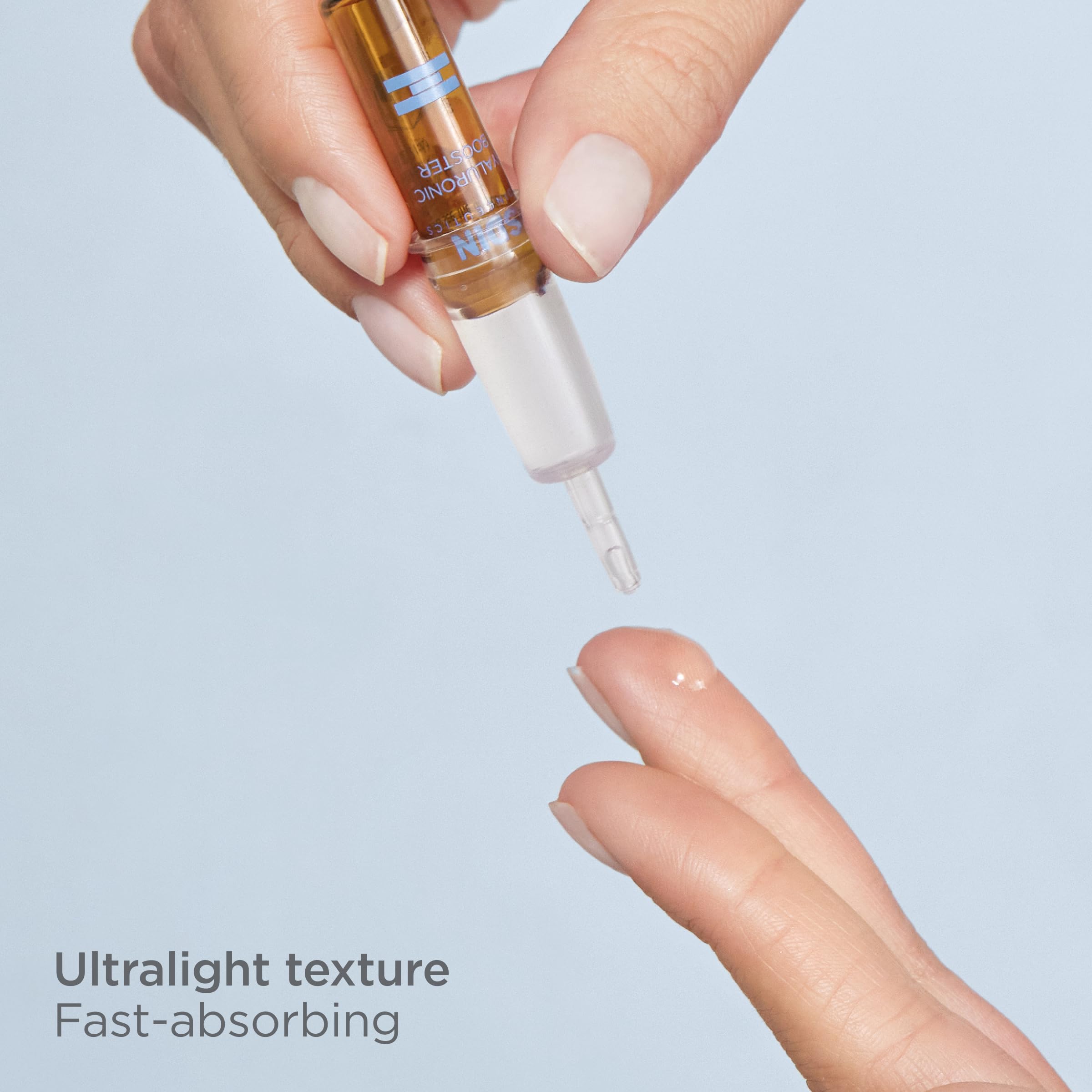 ISDIN Isdinceutics hydration application scene with light, quick absorption.