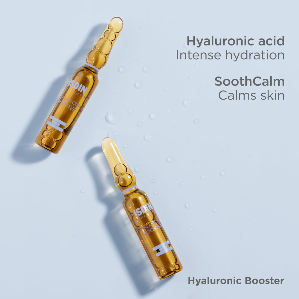 ISDIN Isdinceutics peptides ingredients label indicating skin-supporting peptides.