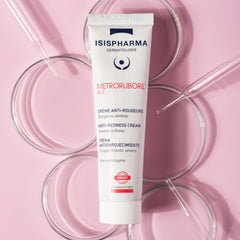 IsisPharma Metroruboril A.Z cream packaging front emphasizes 30ml size and calm hydration