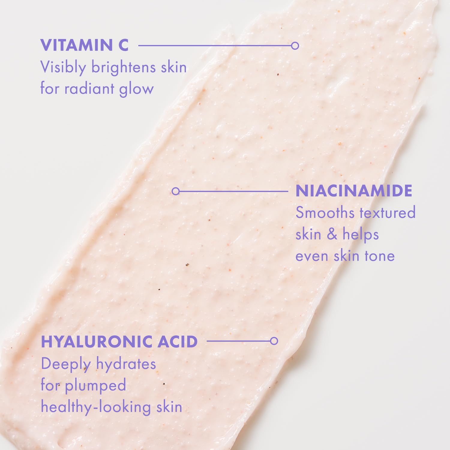 Isle of Paradise Brilliantly Bright Body Polish texture scoop shows scrub grains to smooth rough skin.