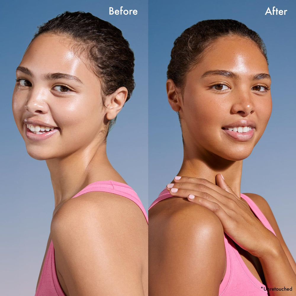 Isle of Paradise drops bronze-shade on skin for deeper, natural-looking glow.