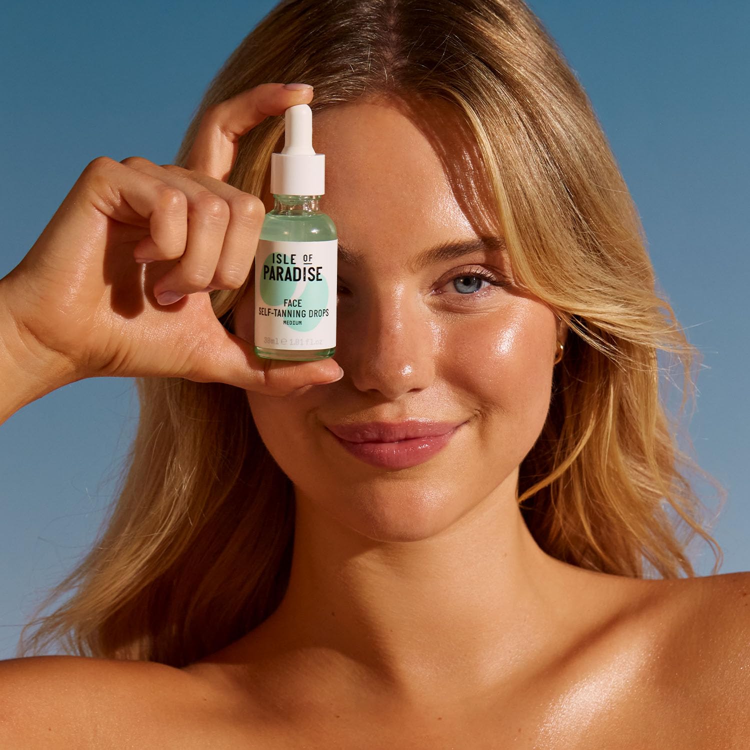 Isle of Paradise self-tanning drops color development in 4-6 hours for gradual glow