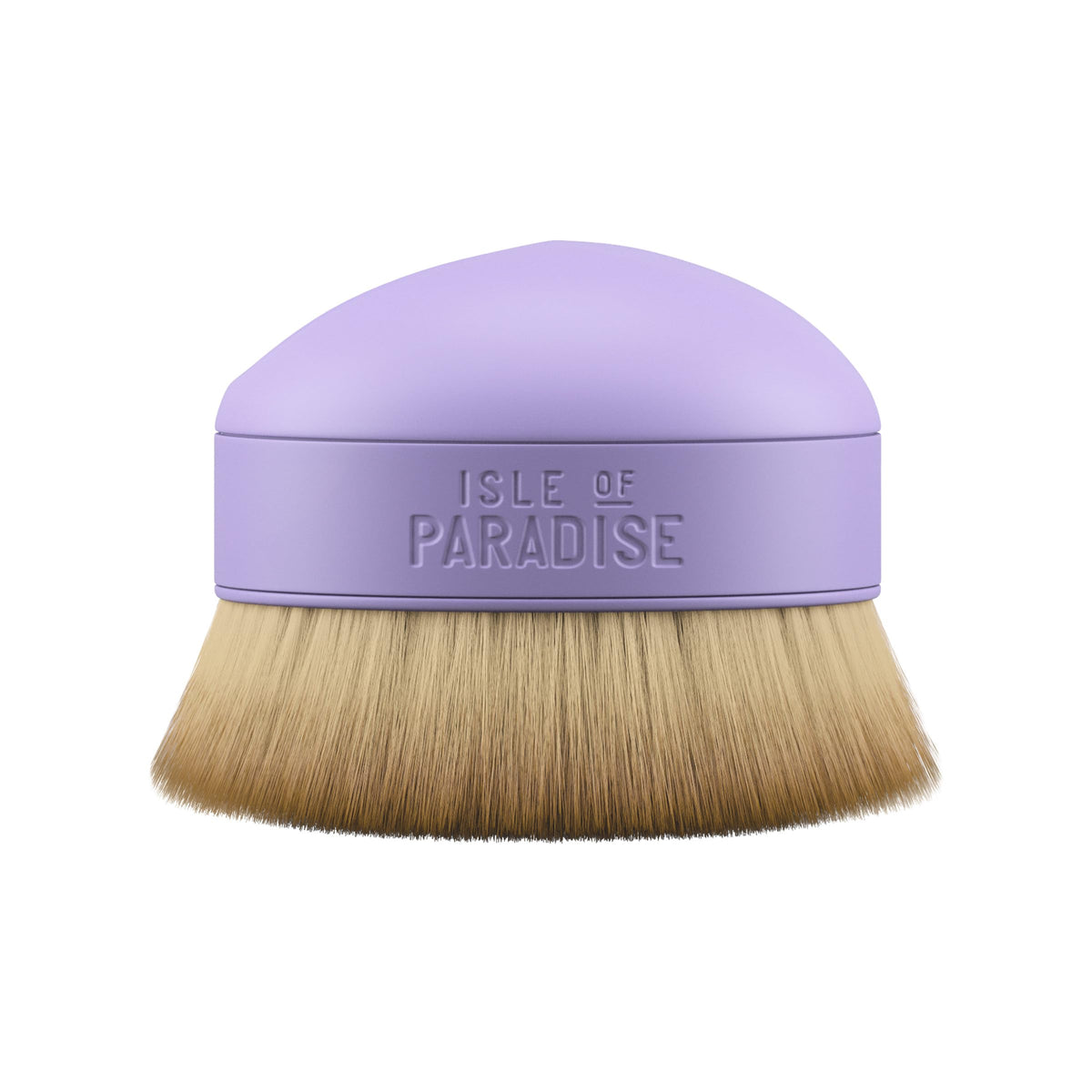 Isle of Paradise Shape and Glow big blending brush closeup for smooth, streak-free self-tan application.