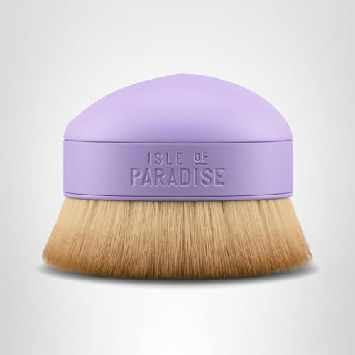 Isle of Paradise Shape and Glow brush packaging highlighting storage and gifting options.