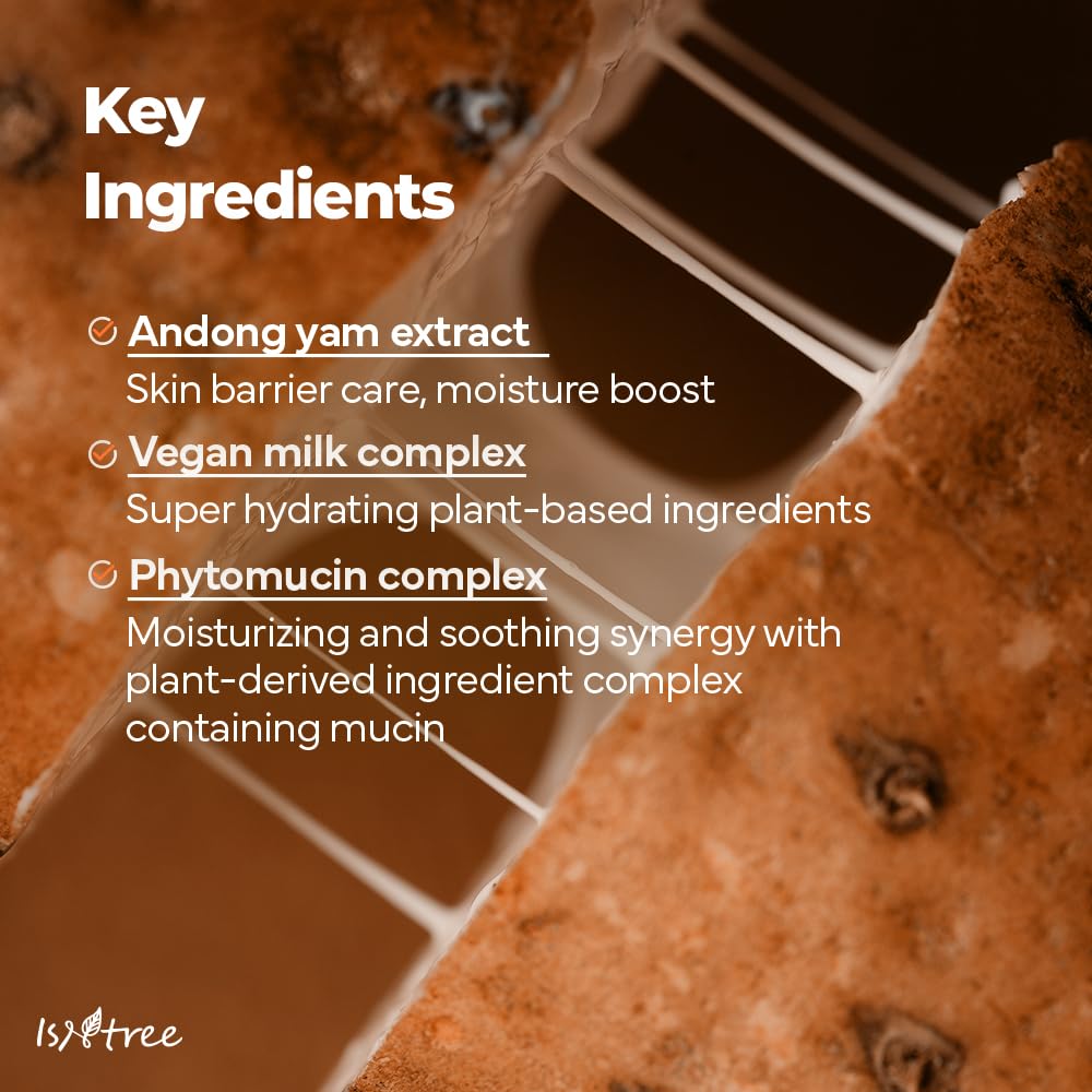 IsNtree Dry sensitive skin scenario hints at hydrating cleansing routine.