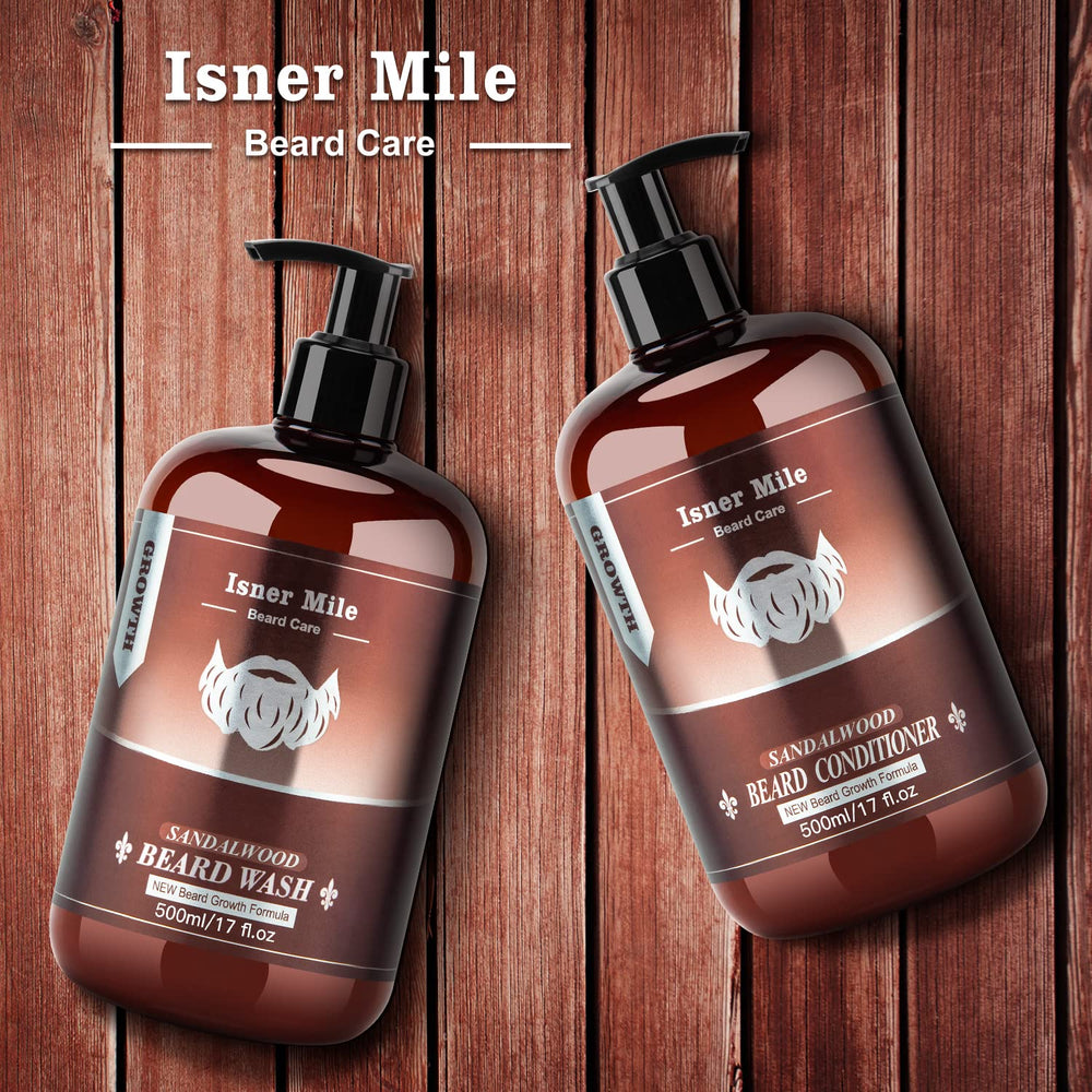 ISNER MILE gift-ready beard care set on display for gifting occasions.