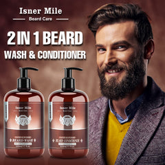 ISNER MILE sandalwood scent packaging with gift-ready presentation for grooming sets.