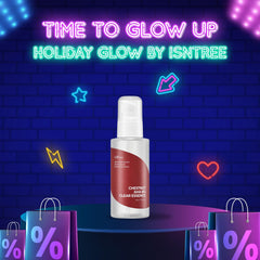 IsNtree Chestnut AHA 8% Clear Essence pump close-up for easy daily use.