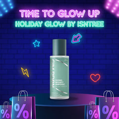 IsNtree Gim PDRN Hydro Bouncy Ampoule texture swirl shows water-jelly finish.