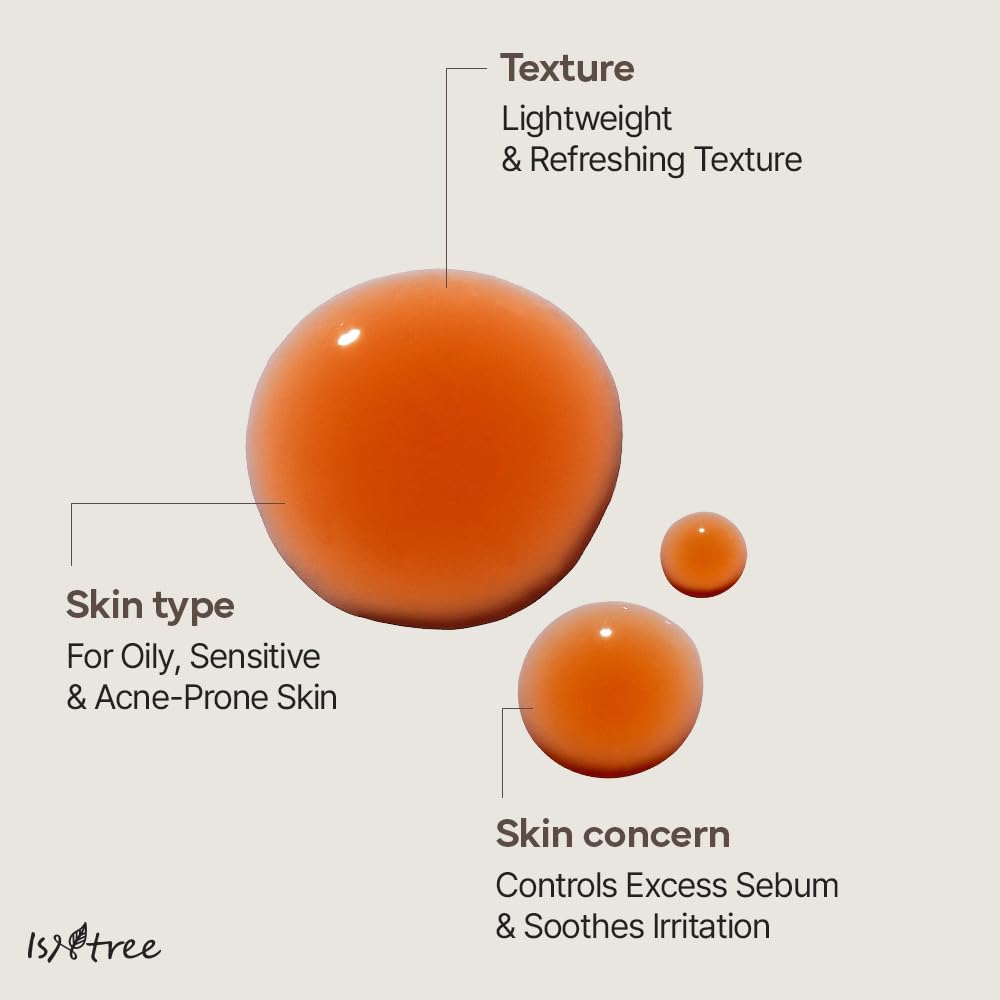 IsNTREE Green Tea Fresh Toner packaging detail showing clean aesthetics
