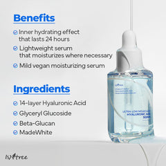IsNtree serum applied to face for smooth absorption