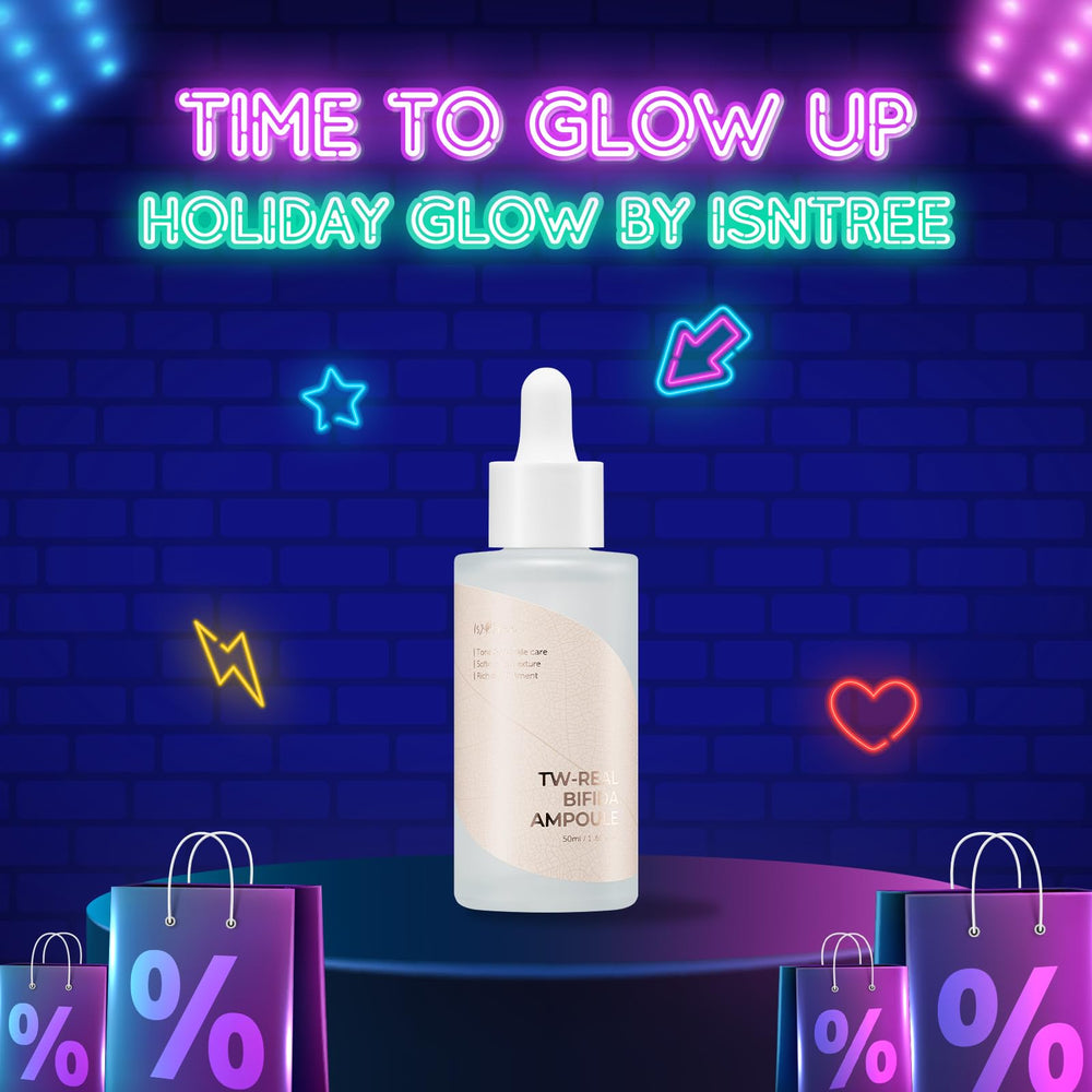 ISNTREE ampoule dropper enabling precise, gentle application for daily glow.