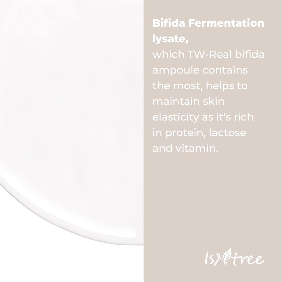ISNTREE formula highlights green tea and peptides for antioxidant hydration.