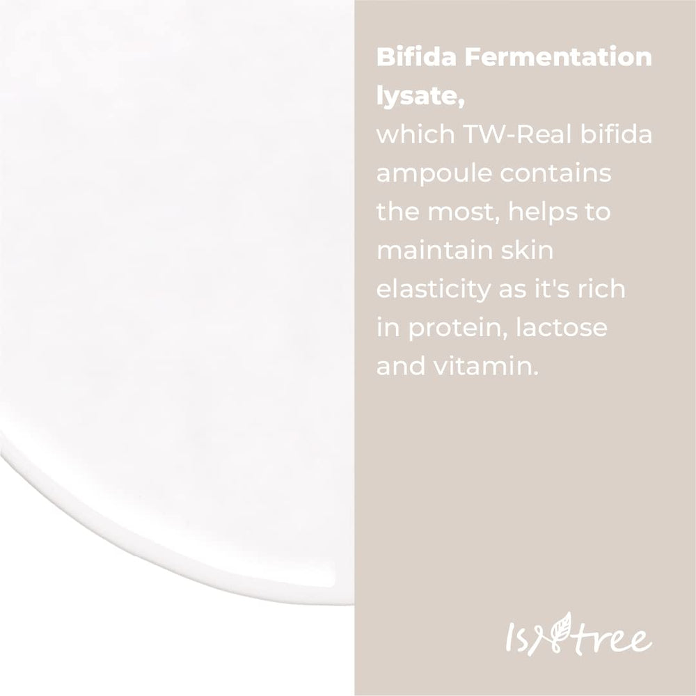 ISNTREE formula highlights green tea and peptides for antioxidant hydration.