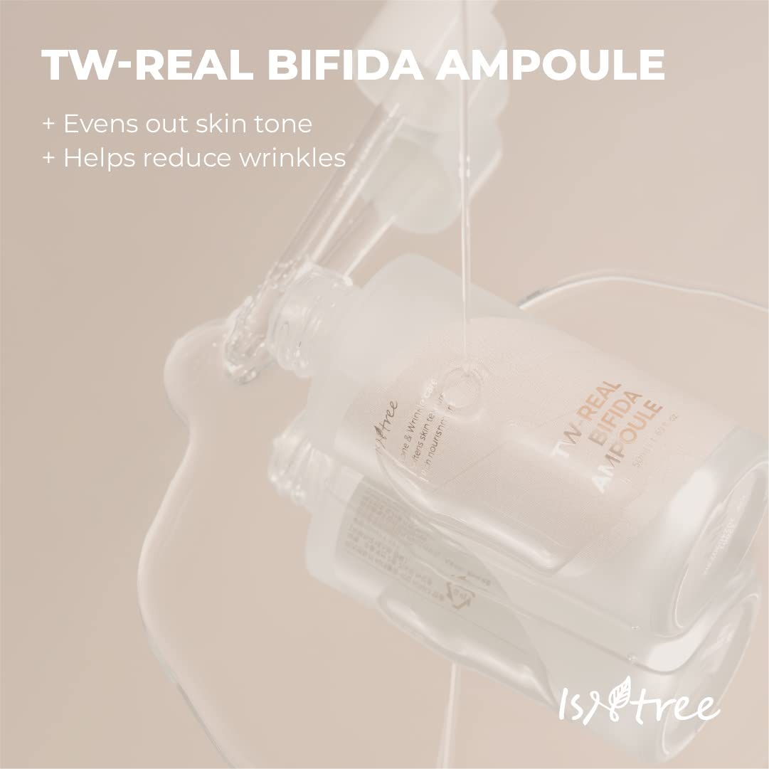 Close-up of gel-cream texture from ISNTREE ampoule for smooth skin feel.