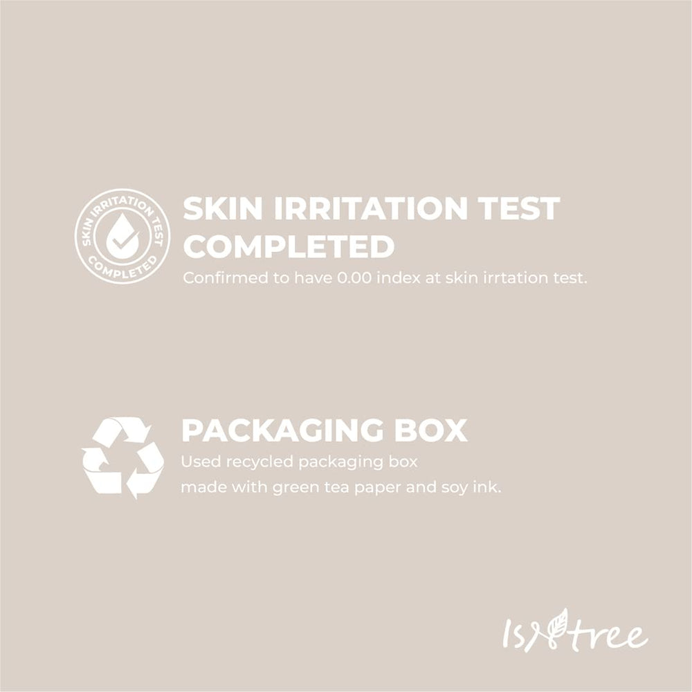 ISNTREE ampoule usage showing nourishing routine for day and night.