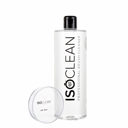 Isoclean brush cleaner 9oz bottle pour for fast no-rinse cleansing