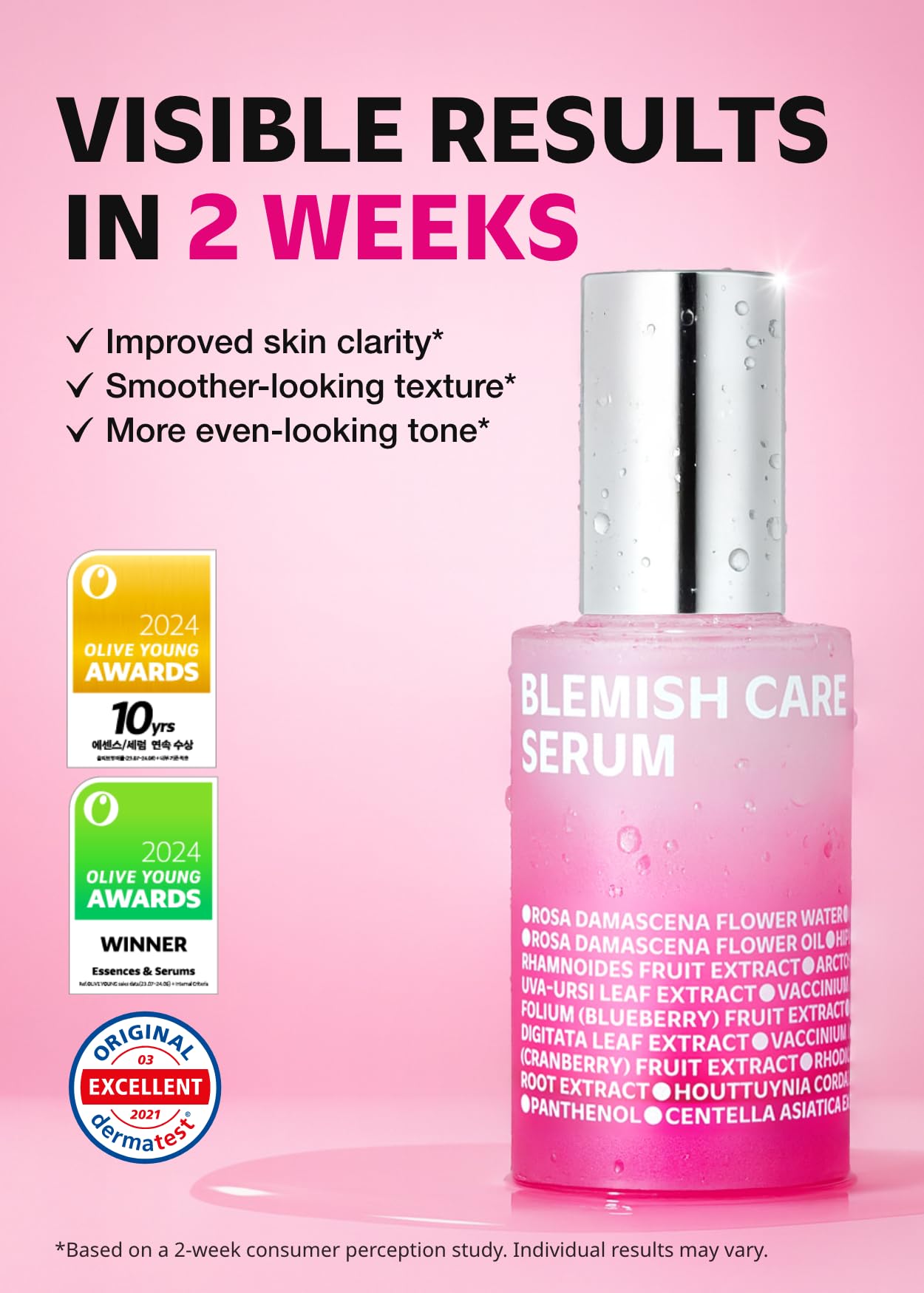 ISOI Blemish Care Up Serum application pump dispenses precise dosage for easy use