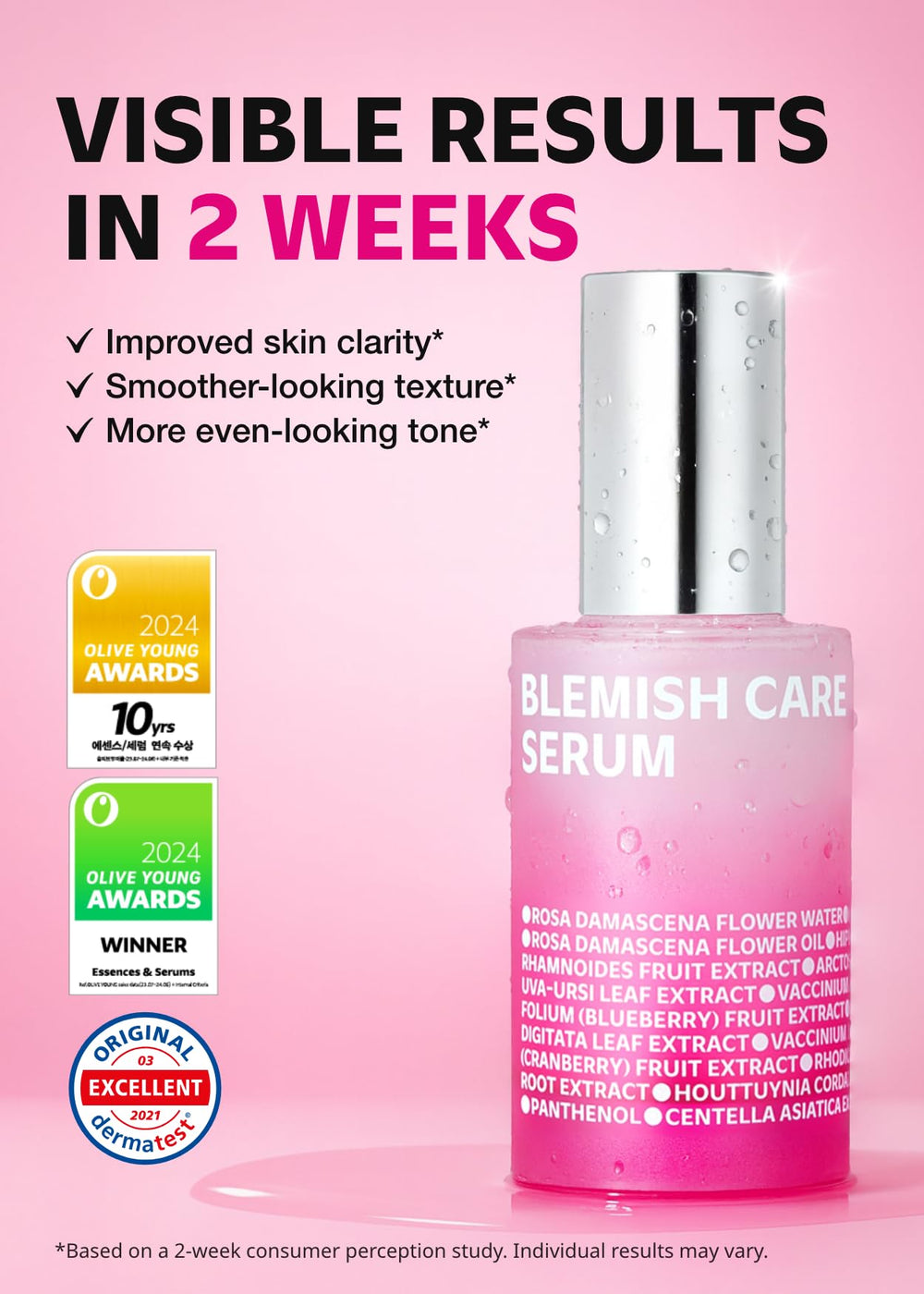 ISOI Blemish Care Up Serum application pump dispenses precise dosage for easy use