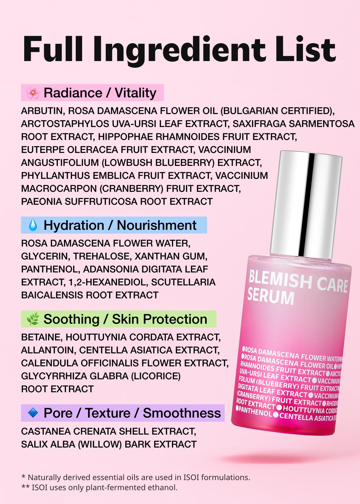 ISOI Blemish Care Up Serum shown as part of a morning skincare glow ritual