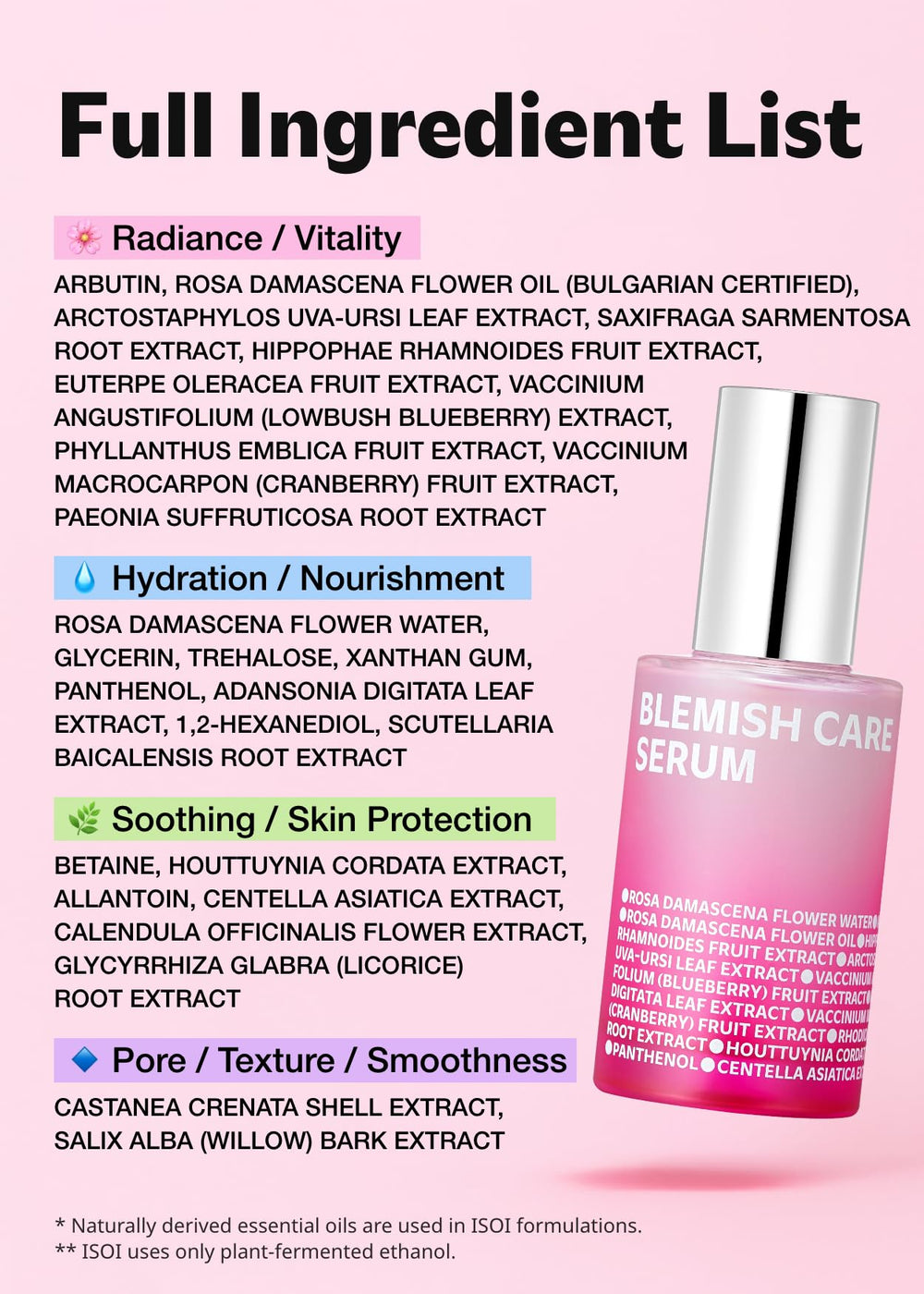 ISOI Blemish Care Up Serum shown as part of a morning skincare glow ritual
