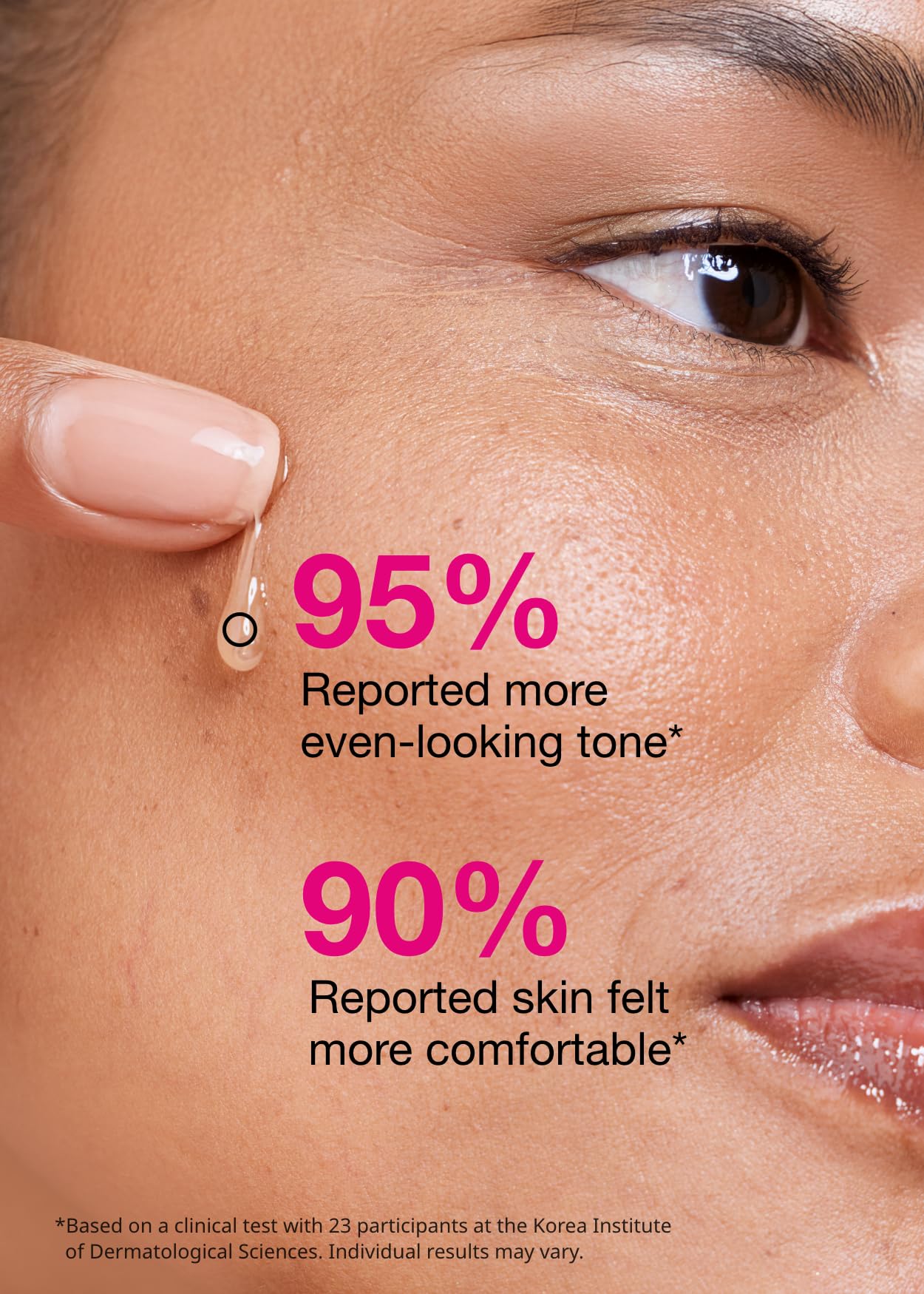 ISOI Blemish Care Up Serum hydration close-up communicates deep moisture.