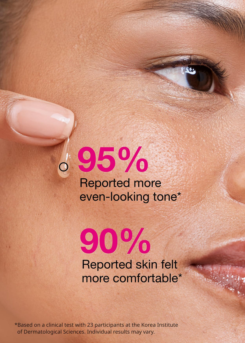 ISOI Blemish Care Up Serum hydration close-up communicates deep moisture.