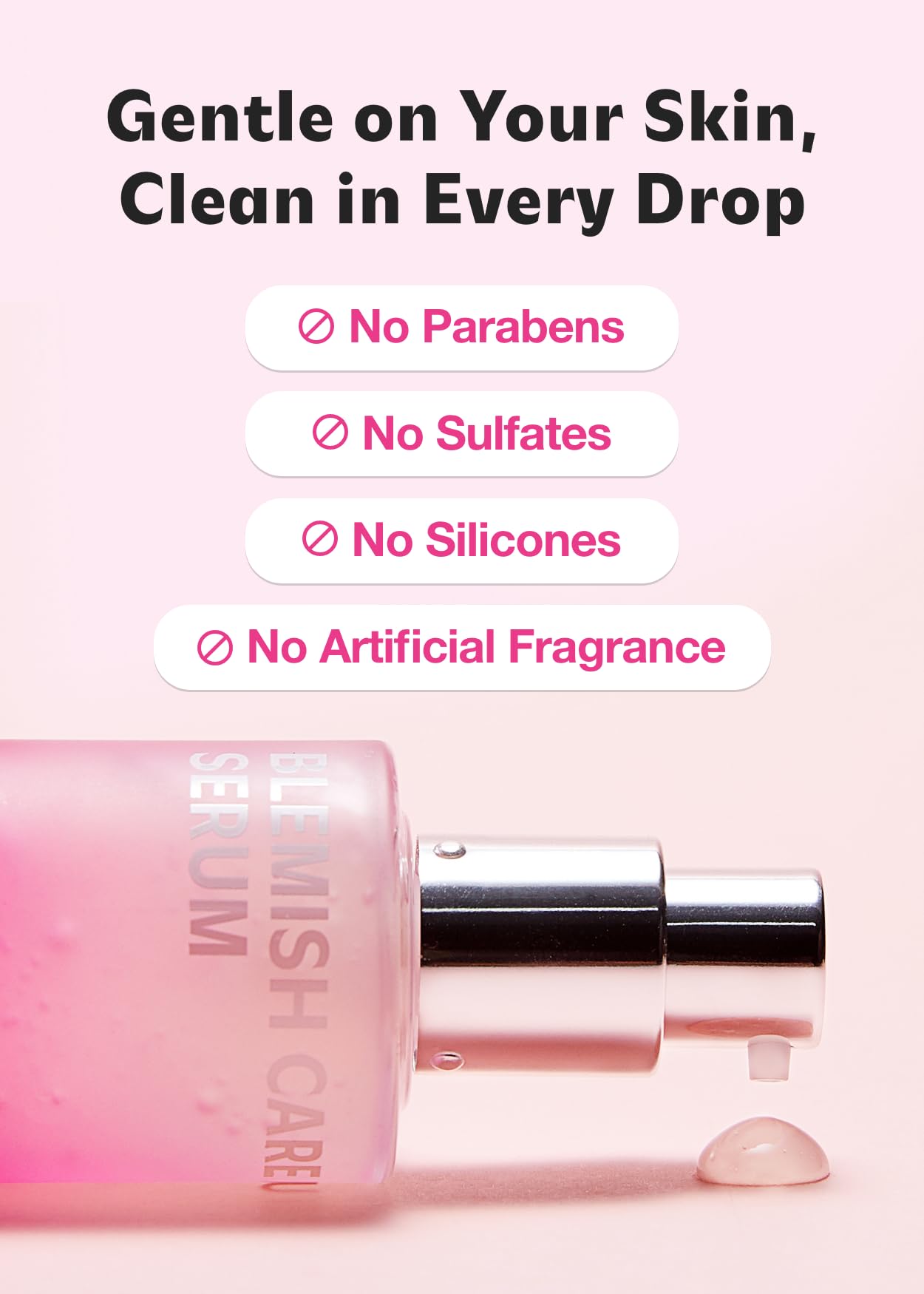 ISOI Blemish Care Up Serum vegan formula indicating gentle skincare option