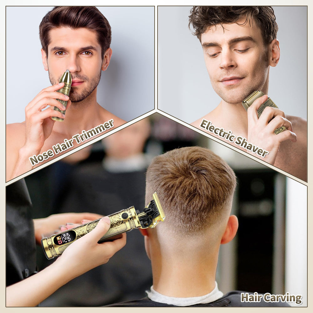 IsoLytrin grooming set in use: all-in-one kit supports versatile styling at home.