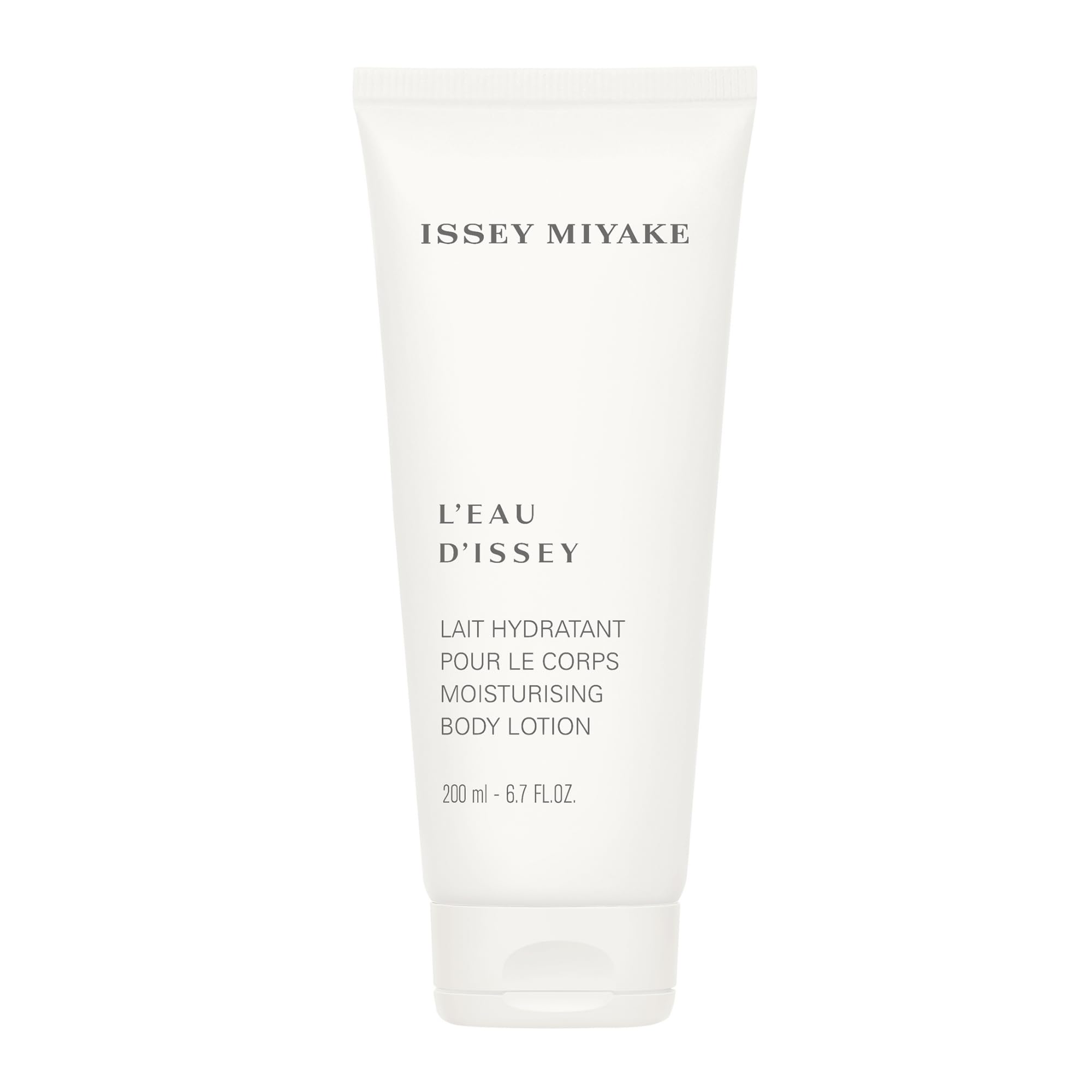Issey Miyake L'Eau D'Issy bottle-front for daily moisturization.