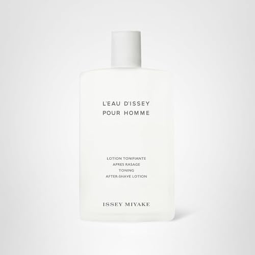 Issey Miyake display-ready bottle suited for travel routines.