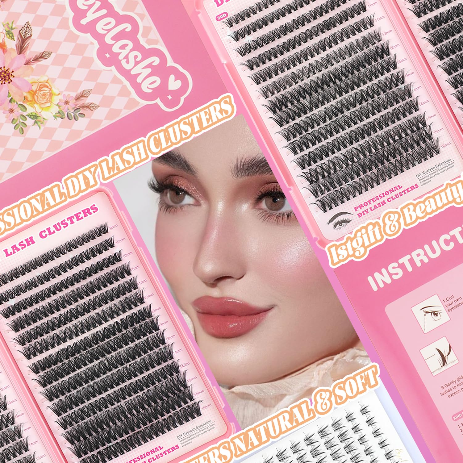 ISTGIFT Lash Clusters Kit soft band design for comfortable daily wear