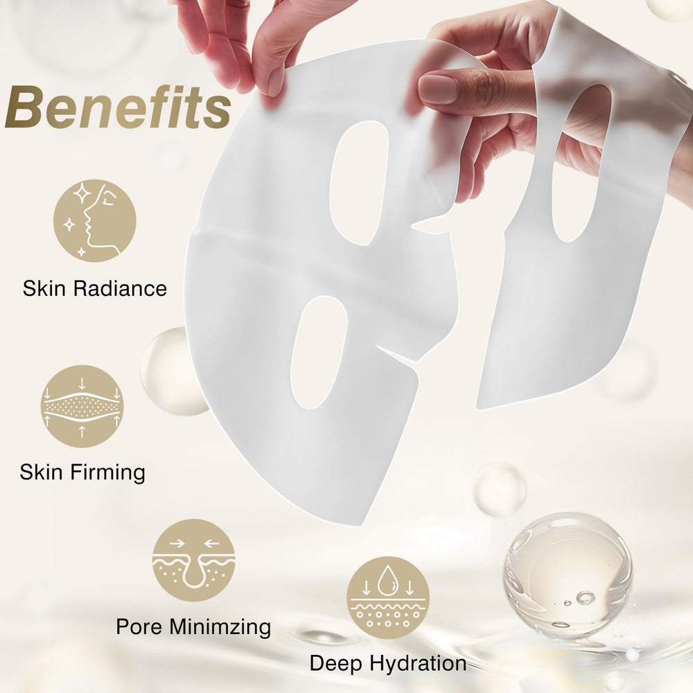 ISTON overnight mask worn in bed shows secure placement and comfort