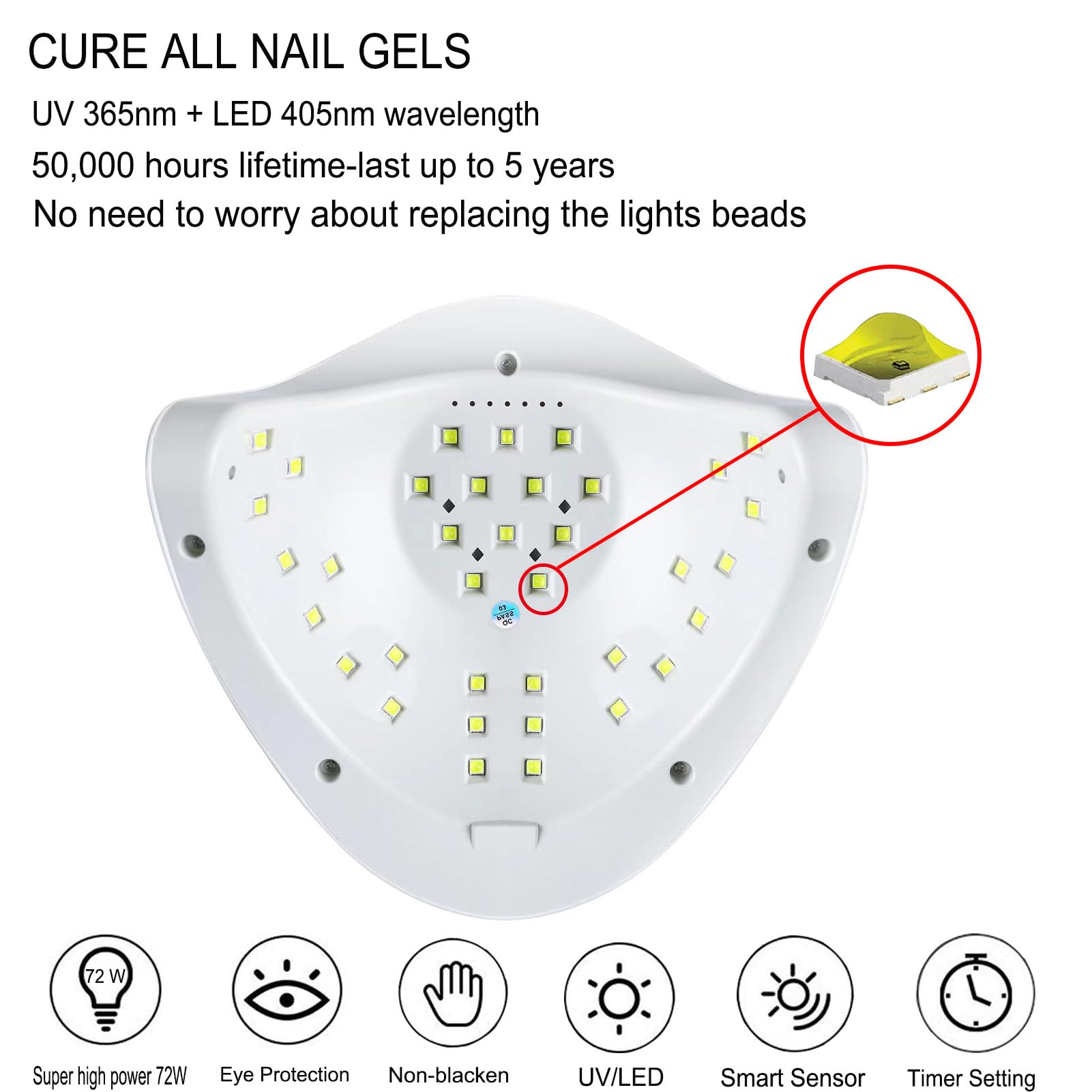 ISTOYALL Upgrad 15 nail brushes for detailed art and smooth finishes.