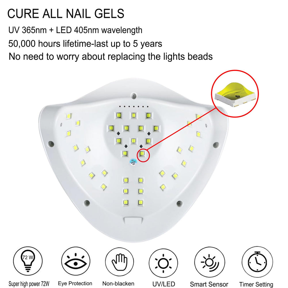 ISTOYALL Upgrad 15 nail brushes for detailed art and smooth finishes.