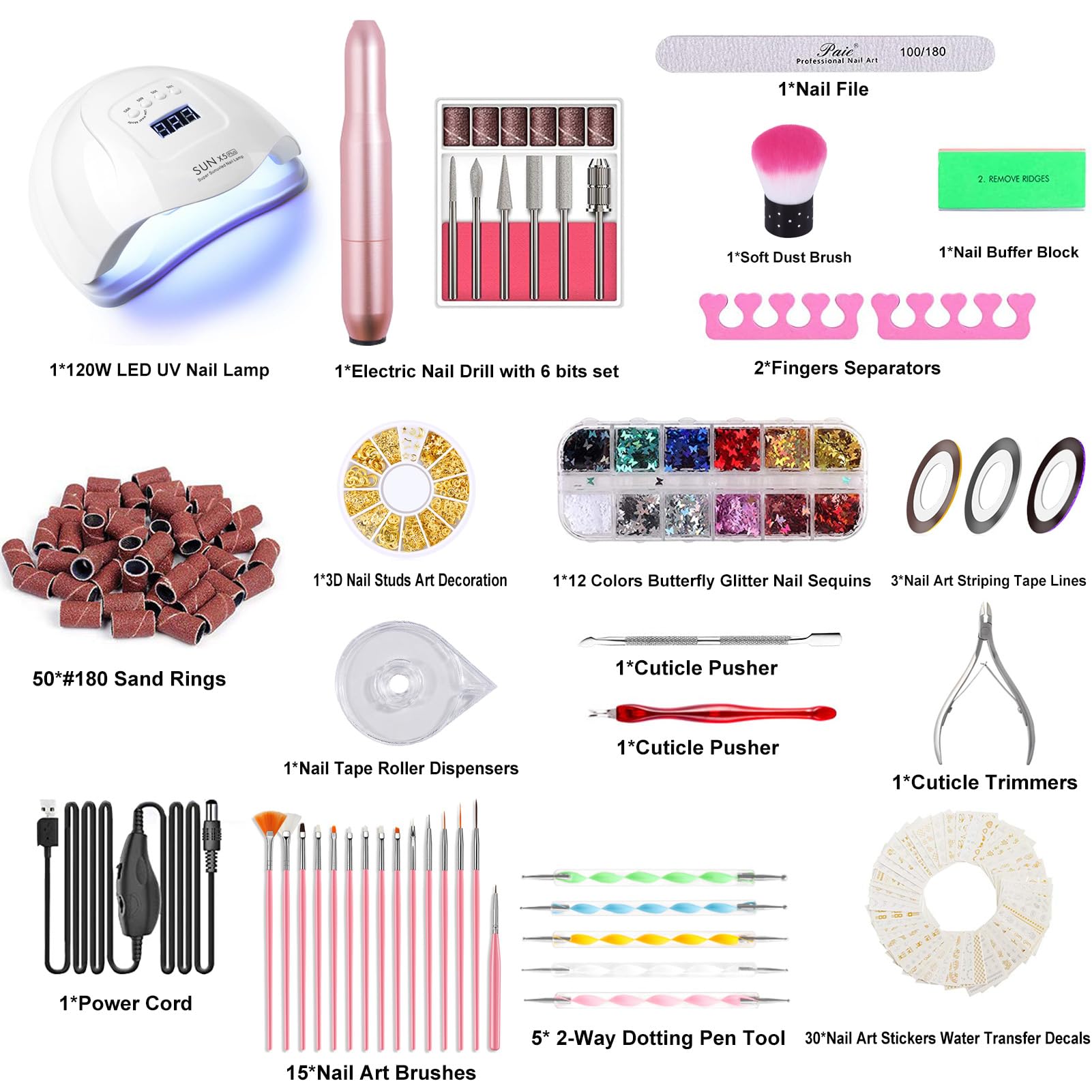 ISTOYALL Upgrad pink toe separators for comfortable pedicures.