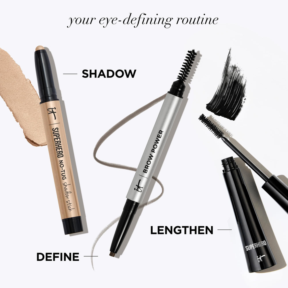 IT Cosmetics Brow Power packaging highlights antioxidants and skincare-friendly benefits