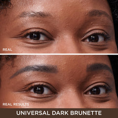 IT Cosmetics Brow Power Universal Brunette spoolie built-in enables precise grooming and blending.